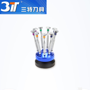 3T三特眼镜工具 眼镜螺丝刀套装梅花六角套筒螺丝起子维修工具