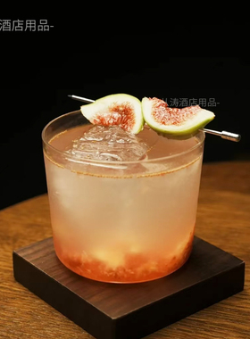 日式超薄玻璃杯阔口杯鸡尾酒杯特调咖啡杯威士忌杯烈酒杯调酒杯子