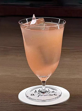 木村日式矮脚调酒鸡尾酒杯酒吧干马天尼创意饮品玻璃水杯咖啡杯子