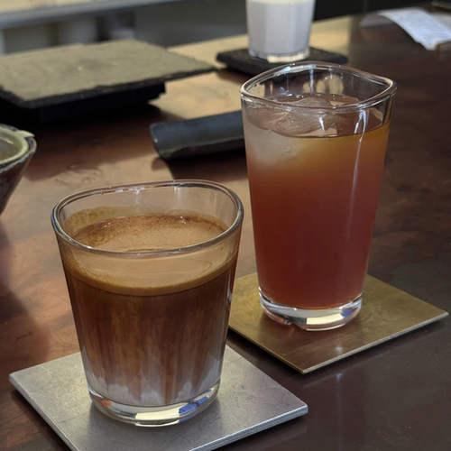 创意玻璃杯Drity咖啡杯不规则耐热甜品冰美式威士忌酒杯果汁饮品