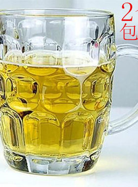 带把玻璃杯水杯批发茶杯奶