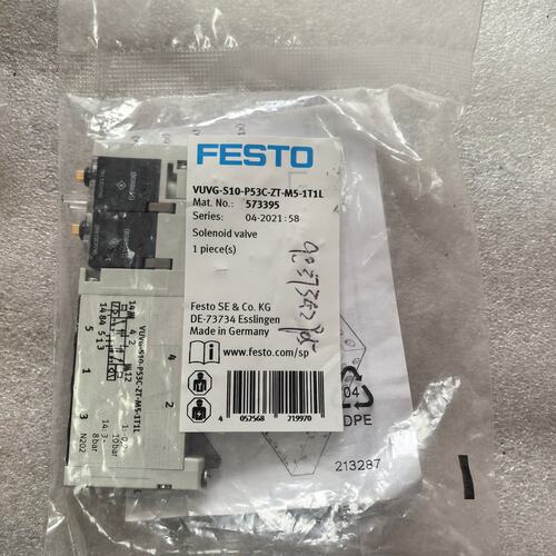 议价FESTO电磁阀VUVG-S10-P53C-ZVUVGS10P53CZVUVGS10P53CZ