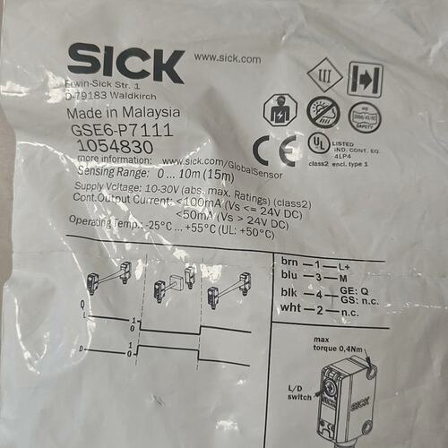 议价对射光电传感器GSE6-P7111GSE6-P1111GSE6-P4211