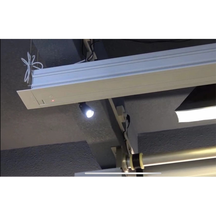 JK经科全封闭隐藏嵌入式天花幕8K3D电动遥控拉线高清投影软幕布