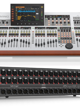 BEHRINGER/百灵达 WING数字调音台专业舞台演出48路S32 S16接口箱
