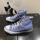 Star蓝紫色高帮男女休闲复古帆布鞋 All A17838C 新品 CONVERSE匡威