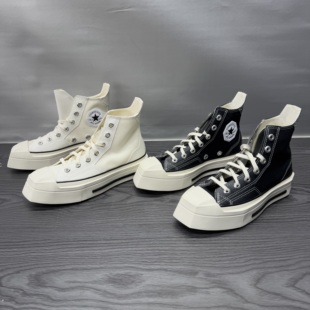 CONVERSE匡威1970S几何方头增高厚底男女高帮休闲鞋帆布鞋A06435C