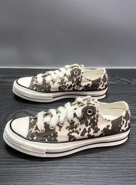 CONVERSE匡威1970s迷彩印染女子低帮运动复古休闲鞋帆布鞋A10139C