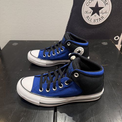 CONVERSE匡威Malden Street新品男女中帮拼接复古休闲板鞋A22130C