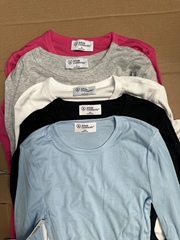 Aritzia bliss莫代尔了螺纹长袖t恤亲肤女加拿大