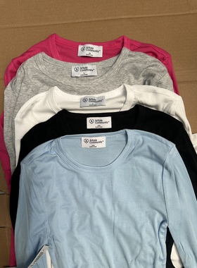 Aritzia bliss莫代尔了螺纹长袖t恤亲肤女加拿大