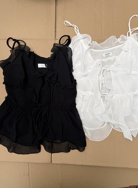 外贸原单Wilfred吊带花边背心女