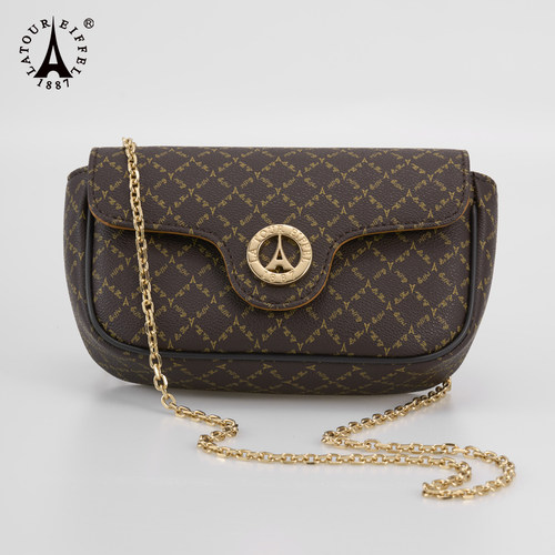 艾菲尔铁塔小链条包大logo字母