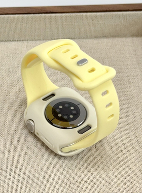 糖果色小蛮腰硅胶applewatch10表带运动适用苹果手表9舒适678柔软