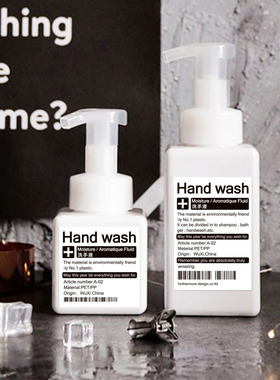 酒店民宿塑料慕斯起泡瓶 洗手液洗洁精发泡按压式分装瓶打泡器