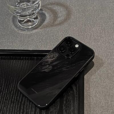 ins墨染纹理适用Pura70pro+华为mate60/50/40/30pro手机壳p60pro高级感nova12/11/10/9玻璃壳p50p40女荣耀200