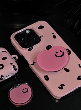 ins黑粉字母适用Pura80/70华为mate80/70/60/50/40/30pro手机壳p60菲林壳nova13/12/11爱心支架苹果17荣耀200