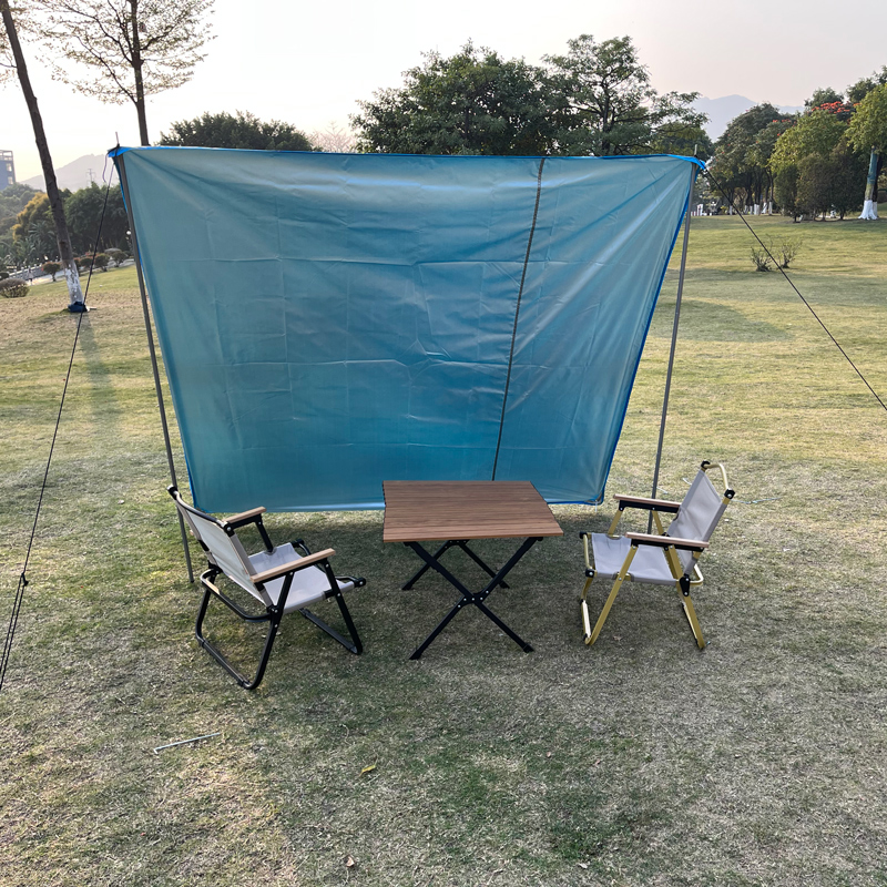 户外露营防潮垫帐篷隔脏地垫沙滩草坪垫野餐布防晒遮阳小天幕地布