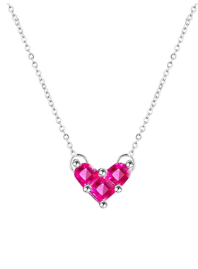 短款韩国迷你爱心形名媛风小吊坠