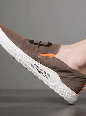 帕达索 潮流男士透气休闲鞋百搭帆布鞋男时尚驾车鞋 GB0534