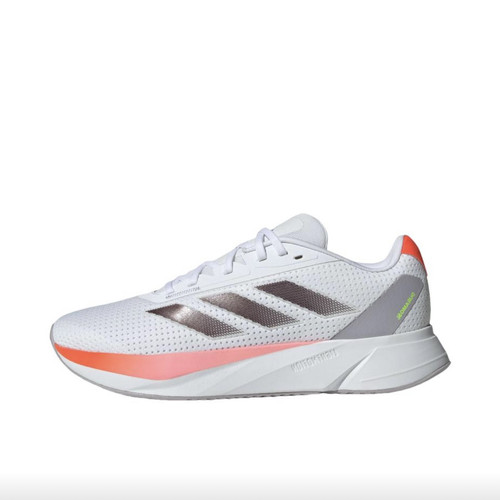 adidas DURAMO SL 舒适百搭防滑低帮跑步鞋 男款 白灰红色IF1201