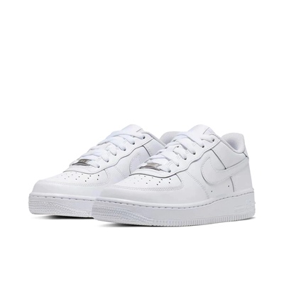 耐克Nike Air Force 1 Low空军一号休闲低帮板鞋GS白色追赶仓