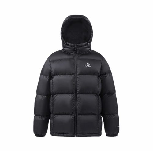 骆驼羽绒服男女面包服冬季连帽加厚保暖白鸭绒短款外套M34CR07674