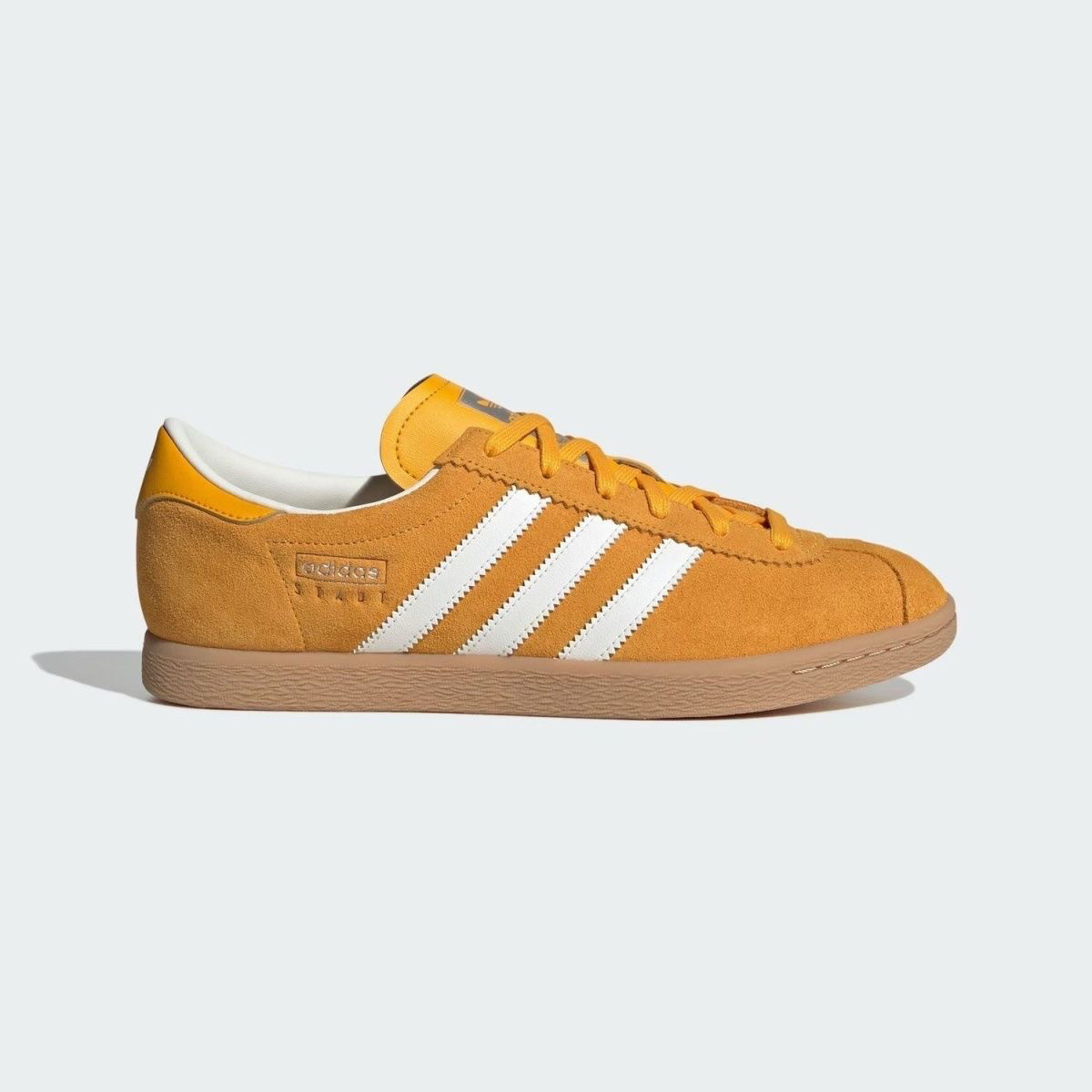 adidas阿迪达斯三叶草Stadt舒适百搭休闲低帮板鞋黄色JR6346羊仓