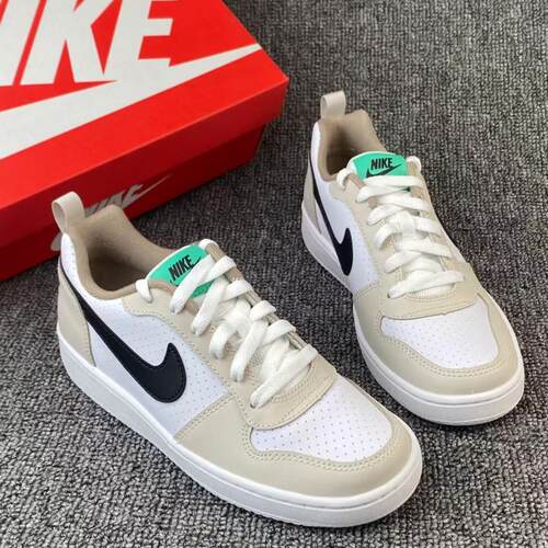 耐克Nike Court Borough Low GS奶油摩卡女子休闲板鞋DZ2783-101
