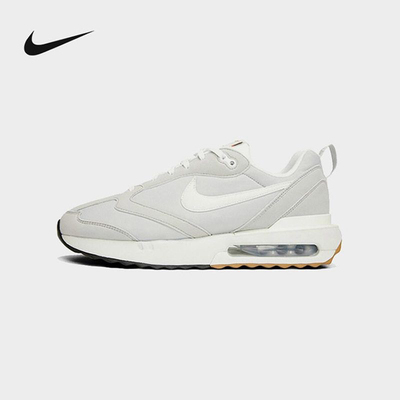 Nike  复古 皮革耐磨 低帮 通勤跑步鞋 男款 灰白DJ3624-002羊仓