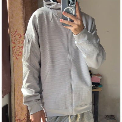 BP自制 春季25FW户外茑家平替Olera ZIP华夫格防风透气连帽外套