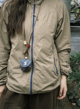 BP自制 mon平替户外轻量化防风防水立领夹克 轻薄透气薄款外套