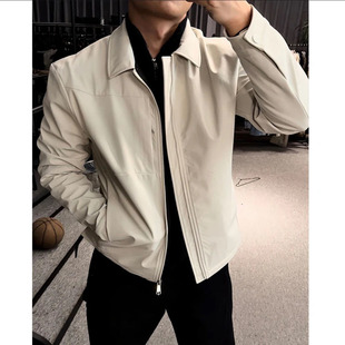 BP自制 茑家商鸟同款 肌理褶皱面料 防水休闲衬衫夹克