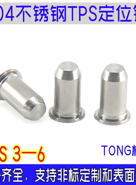 TPS定位销东明304不锈钢TONG标准圆柱导向销压铆件自扣紧粗牙销钉