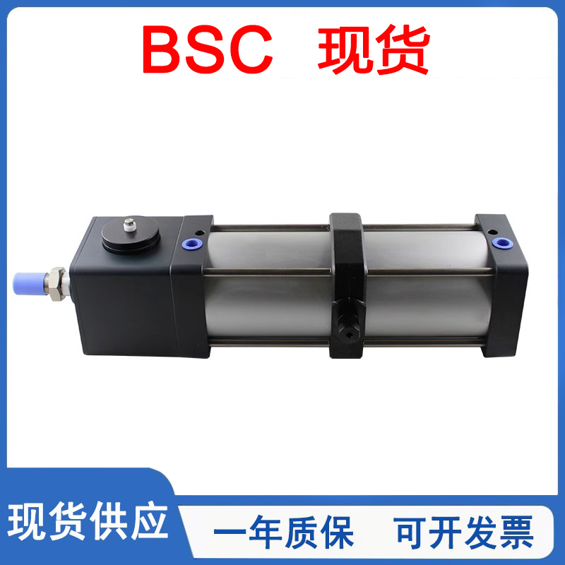 BSC带锁紧凑抱紧气缸带磁石/带锁