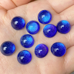 玉簪花蕊步摇贴片散珠手工diy戒面花心幻彩细闪饰品配件古风发簪