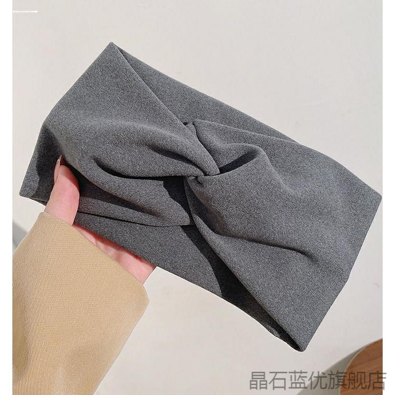 网红2023年新款绑发头带运动发带酷街头宽边束发带女日常外戴