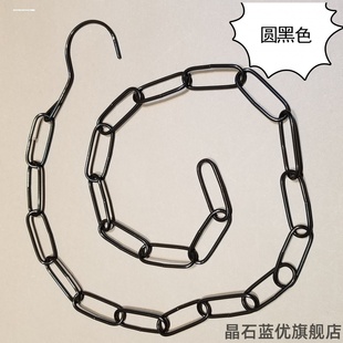 新款金色属服装店S勾挂衣铁链 展示链子 挂J衣服链条 挂钩 吊环铁