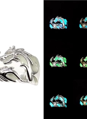 儿童戒指男童会发光嘻哈