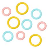 diy小圈编织棒针记号扣编织毛线彩色塑料闭口圈手工环扣圈钩针