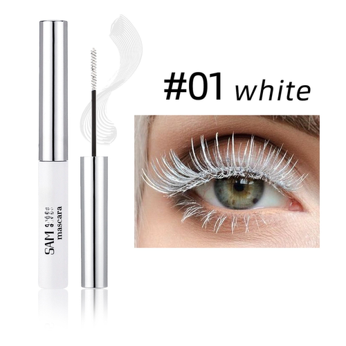眉笔固定可染多功能卷翘眼线笔色彩白色睫毛膏cos眼妆打底动漫