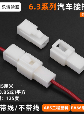6.3汽车接插件汽车线束对插连接器公母对接端子 DJ7011-6.3-11/21