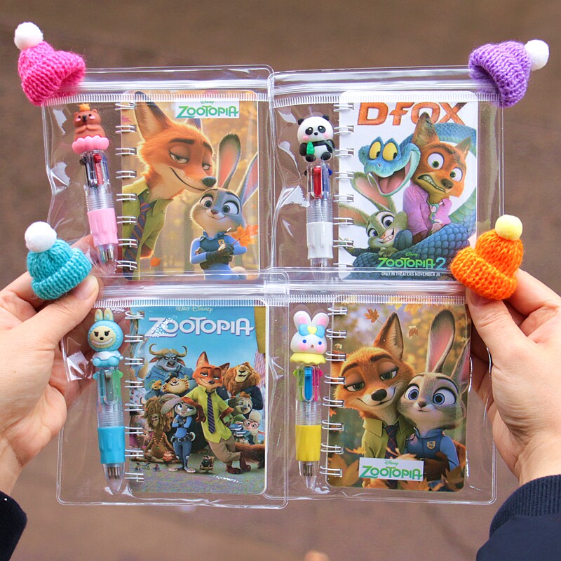 疯狂动物城周边卡通文具伴手礼物可爱儿童生日学生笔记本笔套装