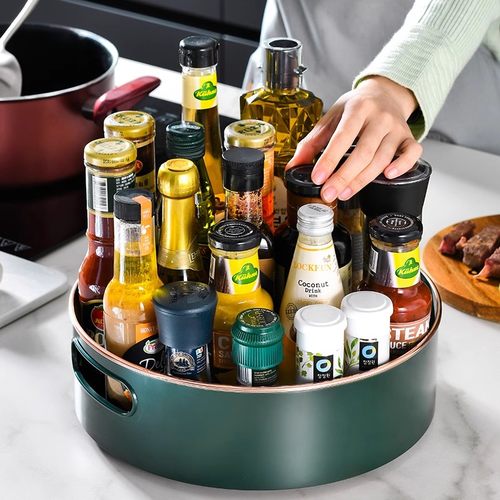 云娜厨房旋转调料置物架