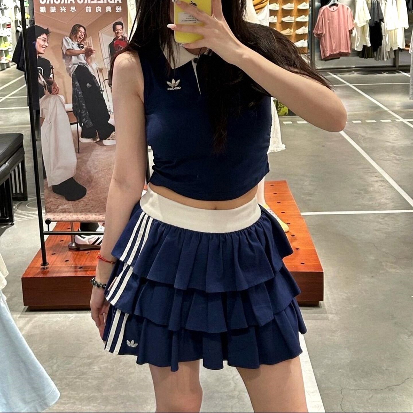 折扣专区丨蛋糕裙女夏高腰显瘦A字半身裙多层百褶裙休闲风短裙