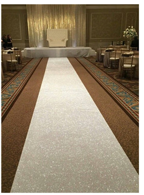 无纺布珠光地毯婚庆舞台直播T台地毯模特走秀星光闪光金沙反光DIY