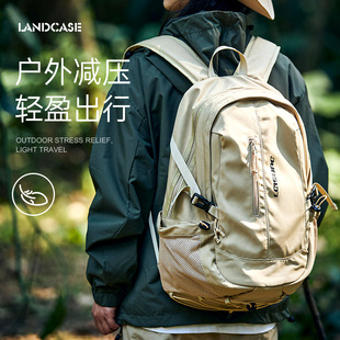 户外旅行背包旅游轻便男士 大容量学生电脑书包 双肩包女生2025新款