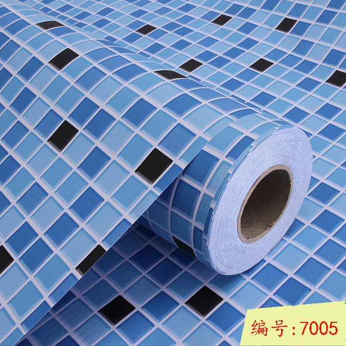 马赛克墙纸自粘浴室卫生间贴纸防水墙贴厕所洗澡间瓷砖贴防油壁纸,家居饰品,软装墙贴,淘宝优惠券,粉丝福利购,淘宝优惠卷