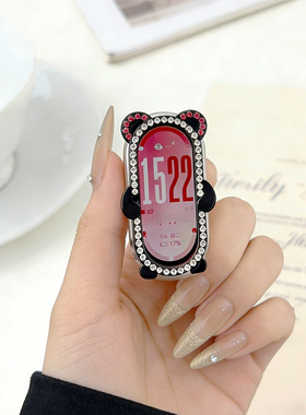 适用于小米手环9/10保护套仿钻PC半包保护壳智能运动band8/9壳膜一体band9全包高清钢化膜配件陶瓷版专用