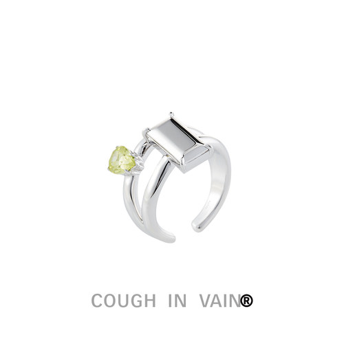 coughinvain绿宝石多层戒指